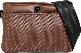Think Royln Womens Yacht Bum Bag 2.0 In Nutmeg Braided Luxe
