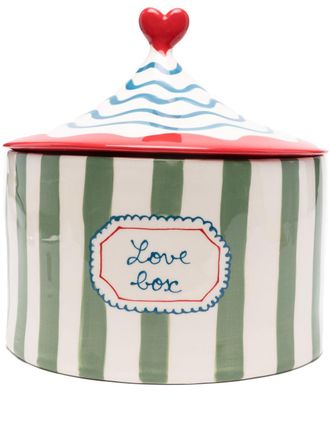Laetitia Rouget Love box (23cm) - unisex - Porcelain - One Size - Green