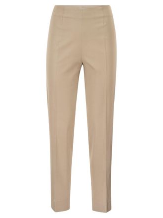 Pantaloni Torino Gioia Slim Trousers In Stretch Viscose