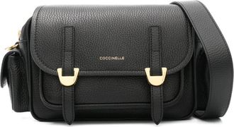 Coccinelle small Campus crossbody bag - women - Leather - One Size - Black