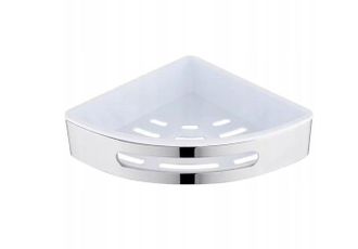 OEM Estante Esquinero Cromado Para Ba&ntilde;o Con Cesta Para Ducha