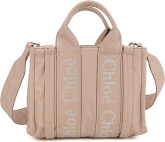 Chlo&eacute; Pink Nylon Tote Bag (Pre-Owned)