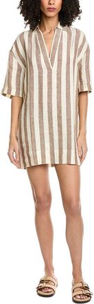 Faherty Palma Linen Dara Mini Dress
