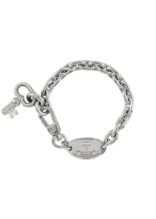 Vivienne Westwood Ovidia Silver-plated Bracelet - One Size