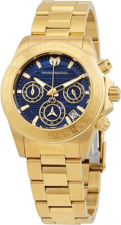 Technomarine Manta Chronograph Quartz Blue Dial Ladies Watch TM-219015