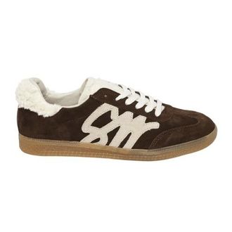 Steve Madden Elora su&egrave;de sneakers voor dames (Donkerbruin)