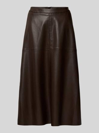 Betty Barclay Midirock in Leder-Optik Modell August in Dunkelbraun, Gr&ouml;&szlig;e 40