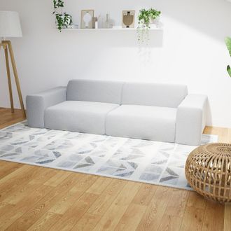 MYCS Sofa 3-Sitzer Kiesgrau Strukturgewebe - Elegantes, gemütliches 3-Sitzer Sofa: Hochwertige Qualität, einzigartiges Design - 266 x 72 x 107 cm, konfigur