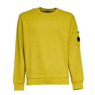 C.P. Company Cotton Diagonal Fleece Lens Sweatshirt