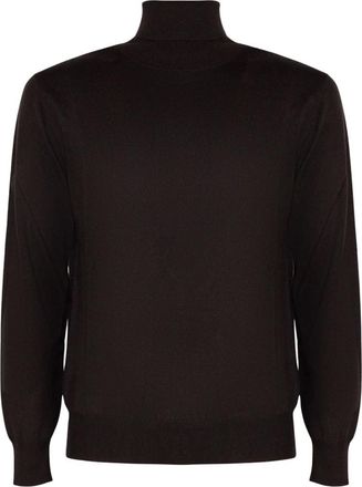 KANGRA Maglione a collo alto - - Knitwear - Uomo - Marrone - XL