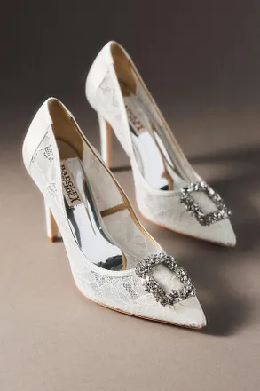 Badgley Mischka Cher Lace Stiletto Pumps
