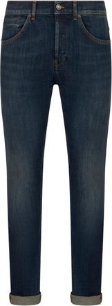 Dondup Jeans, Heren, Blauw, W29, Katoen, George Skinny-fit Jeans