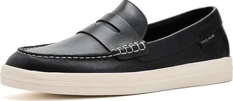 Cole Haan Nantucket Drift Penny Mens Flat Shoes Black/Ivory : 11.5 D - Medium, Leather/Synthetic