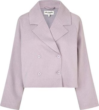 Lollys Laundry Lisa LL Blazer - Dames - Blazers - Paars - M - Leer - Jassen