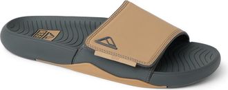 Reef Phantom Slab Slide Sandal in Black/tan at Nordstrom, Size 10