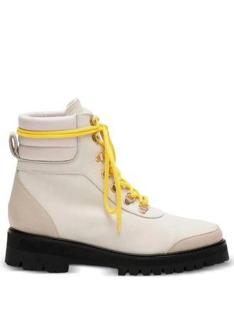 Flattered Solveig leather boots - Neutrals