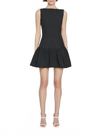 Amanda Uprichard Katina Skort Romper In Black
