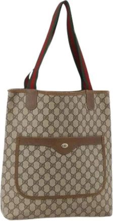 Gucci Pre-owned Tote Bags, female, Beige, Size: ONE SIZE Pre-owned Vintage Tote Bag