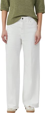 s.Oliver Schlagjeans S.OLIVER, Damen, Gr. 36, L&auml;nge 30, wei&szlig;, Denim/Jeans, Obermaterial: 98% Baumwolle, 2% Elasthan, unifarben, ausgestellt lang, Jeans Schlagj