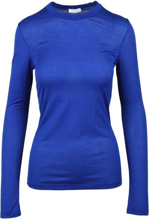 Ferragamo Blue Cotton T-Shirt
