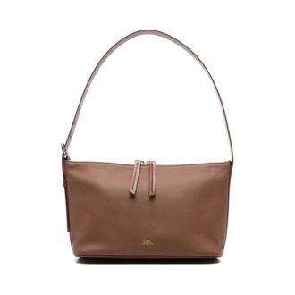 A.P.C. A.p.c. - Vera Schoudertas - Dames - Tassen - Bruin - Maat: ONE Size Katoen