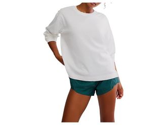 Free People Movement Hustle Layer Womens Clothing White : SM (Womens 4-6), Cotton