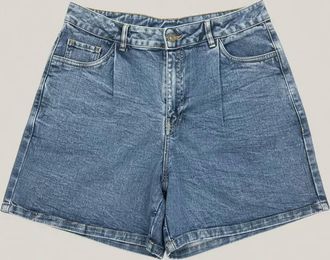 Compa&ntilde;&iacute;afant&aacute;stica Womens Wave Detailed Short In Denim Blue
