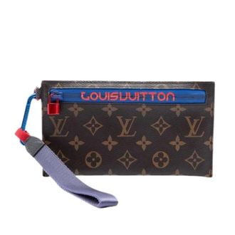 Louis Vuitton Pre-owned Monogram Canvas Clutch - Dames - Pre-owned - Bruin - Maat: ONE Size