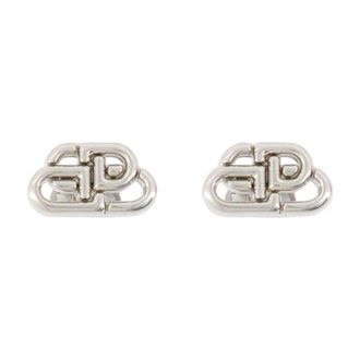 Balenciaga Bb Stud XS Earrings - Dames - Oorbellen - Grijs - ONE Size - Accessoires