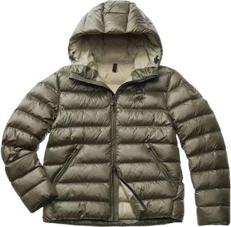 Blauer Groene Nylon Pufferjas Adams - Heren - Winterjassen - Groen - M - Nylon - Jassen