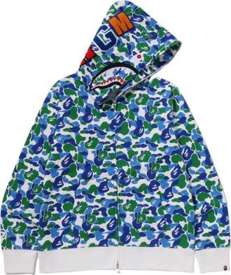 A Bathing Ape Bape Store SEIBU IKEBUKURO Shark Full Zip Hoodie Multicolor 1L72-115-018