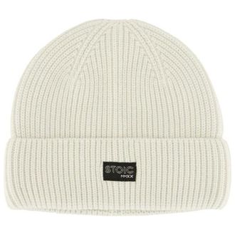 Stoic Heavy MerinoKnit MMXX.Rutvik Beanie M&uuml;tze - Unisex | wei&szlig;/grau