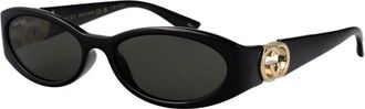 Gucci Gg 1660S Zonnebril - unisex - Zonnebrillen - Zwart - 54 MM - Accessoires