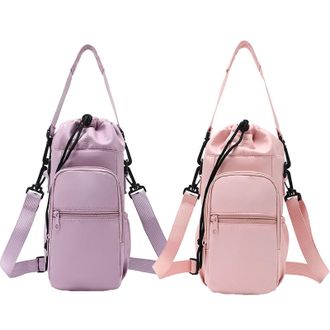 Generic Water Bottle Shoulder Bag - the Ultimate Outdoor Companion, Water Bottle Holder with Adjustable Strap, Waters Bottles Carrier Bag Purse Crossbody for 