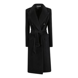 Tagliatore Jassen, Dames, Zwart, S, Wol, Jole Double-breasted Coat