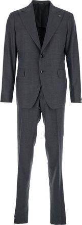 Tagliatore Grey Single-Breasted Suit
