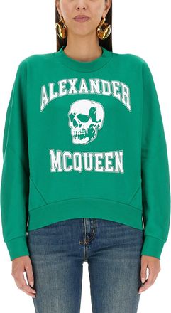 Alexander McQueen Varsiity Skull Sweatshirt