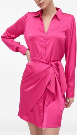 Guess Co Chemisier corto a maniche lunghe - Rosa