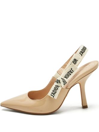 Dior Jadior lakleren pumps - Beige