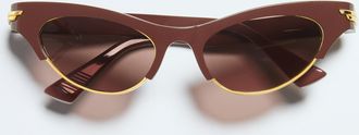Bottega Veneta Angle Cat Eye Sunglasses - Bottega Veneta