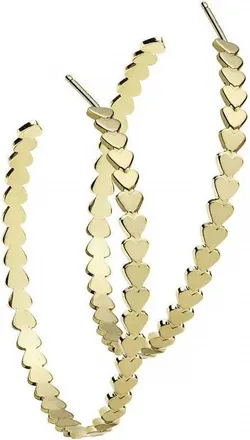 Jennifer Zeuner Womens Drea Hoops Earrings In Gold