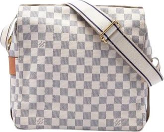 Louis Vuitton Pre-owned Naviglio Cross Body Bag - Dames - Vintage Schoudertas - Wit - ONE Size - Vintage