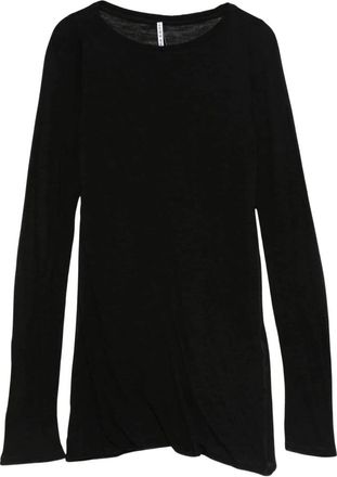 Liviana Conti Lucrezia T-shirt - Dames - Longsleeves - Zwart - XS - Wol - Tops