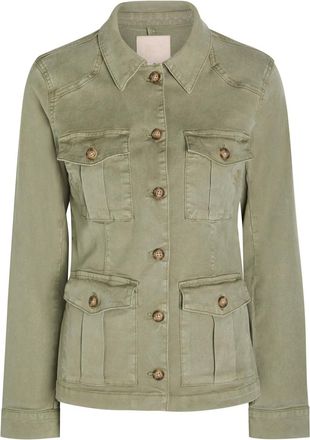 Paige Stacey Stretch-denim Jacket - Green - S (UK8-10 / S)