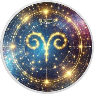 OEM Moneda De Plata De 1 Oz Con El Signo Del Zod&iacute;aco - Aries