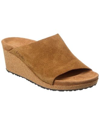 Birkenstock Papillio By Birkenstock Namica Narrow Suede Wedge Sandal