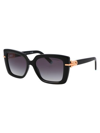 Tiffany & Co. 0TF4199 Black Acetate Square Sunglasses - Black