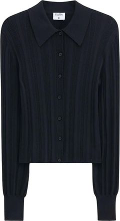 Filippa K Cardigan Braid Knit - Nero