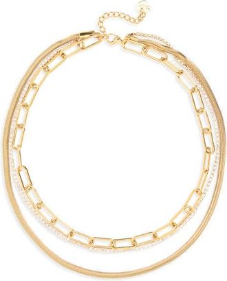 Bracha Lexie Layered Necklace in Gold at Nordstrom