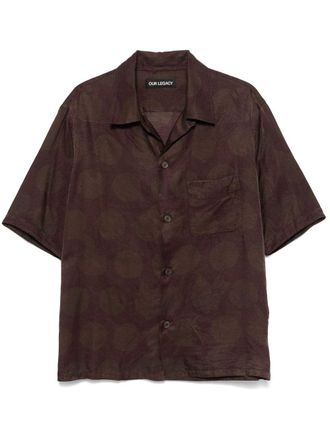 Our Legacy Heusen shirt - Red